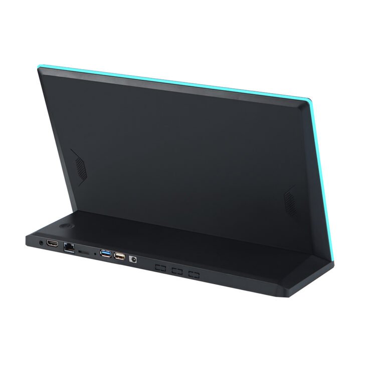 14'' android-based L shape tablet with LED light bar